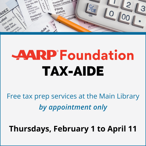 Graphic for AARP Foundation Tax Aide.