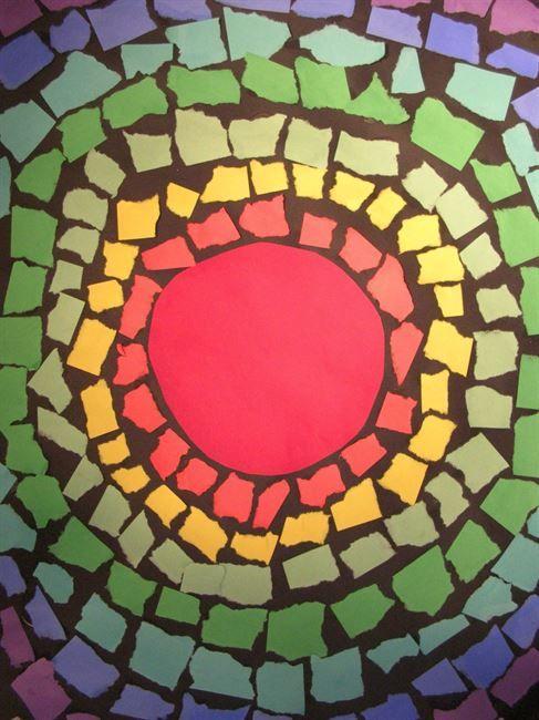 Image of solar mosaic project for Craft Social for Adults